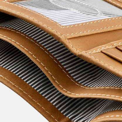 Men's Smooth Leather Trifold Wallet